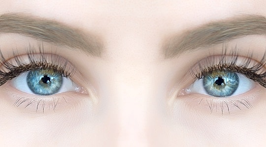 Roswell Latisse model with blue eyes